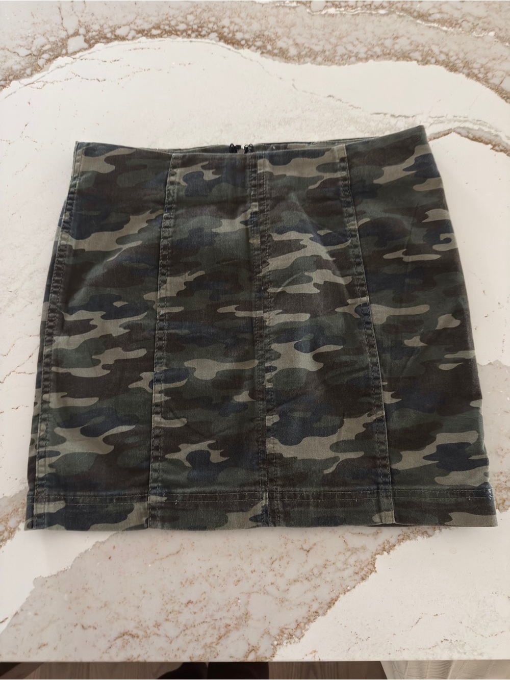 Free People Camo Mini Skirt, Size US 4